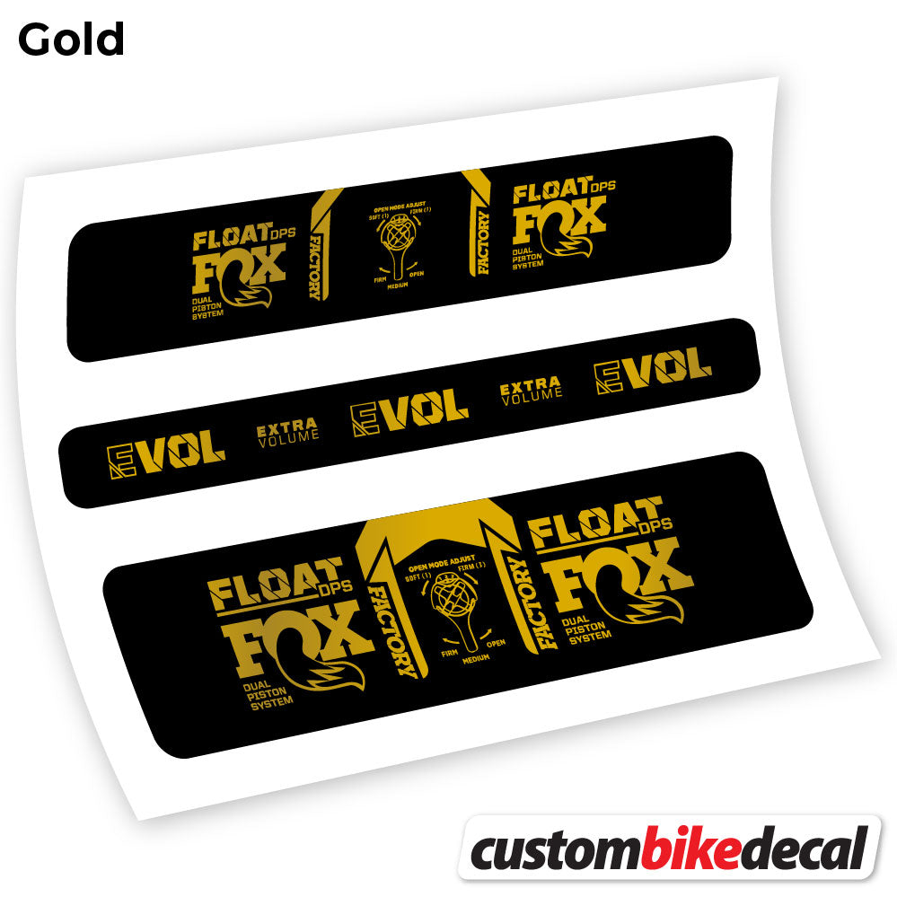 Aufkleber, Fox DPS Factory 2021, Rear Shox Sticker Vinyl