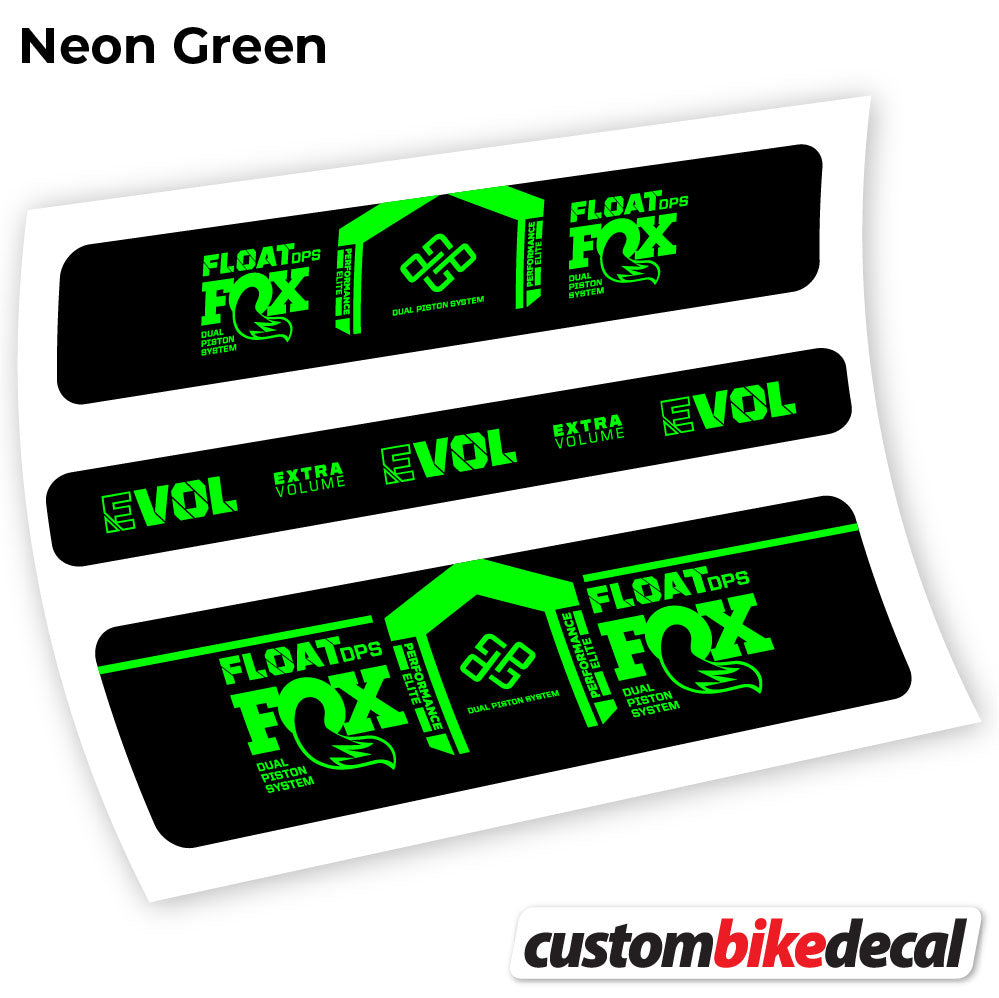 Aufkleber, Fox DPS Performance Elite 2021 Fernbedienung, Rear Shox Sticker Vinyl