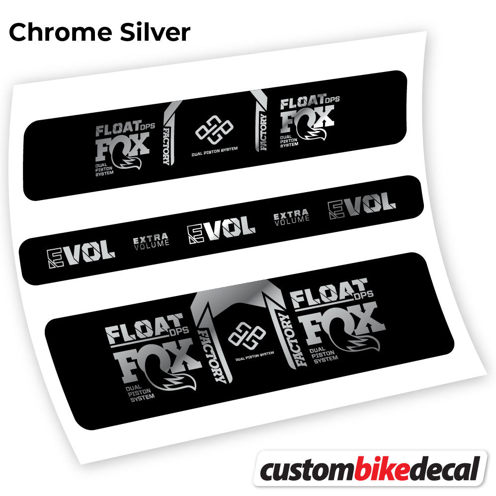 Aufkleber, Fox DPS Factory 2021 Fernbedienung, Rear Shox Sticker Vinyl