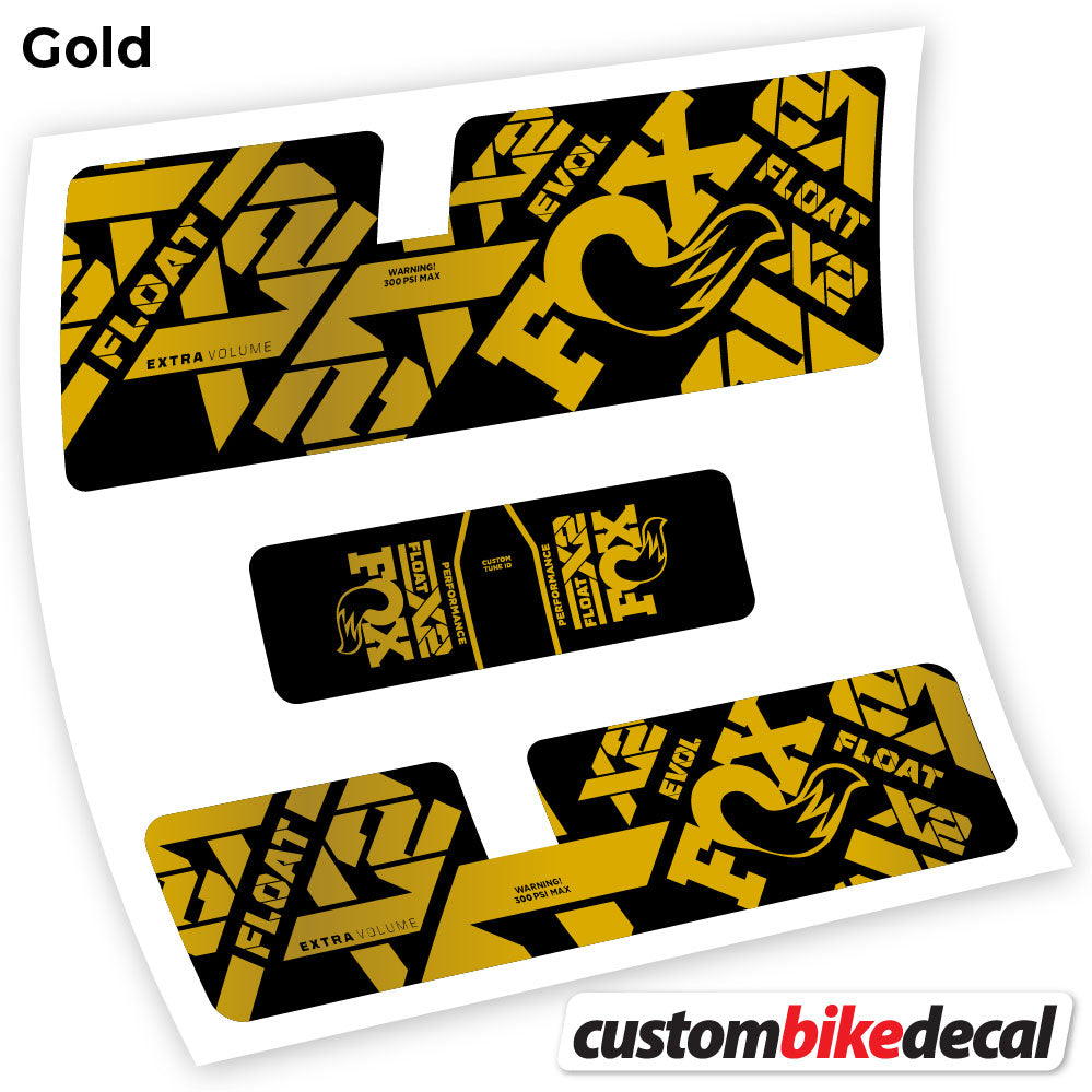 Aufkleber, Fox X2 Performance 2021, Rear Shox Sticker Vinyl