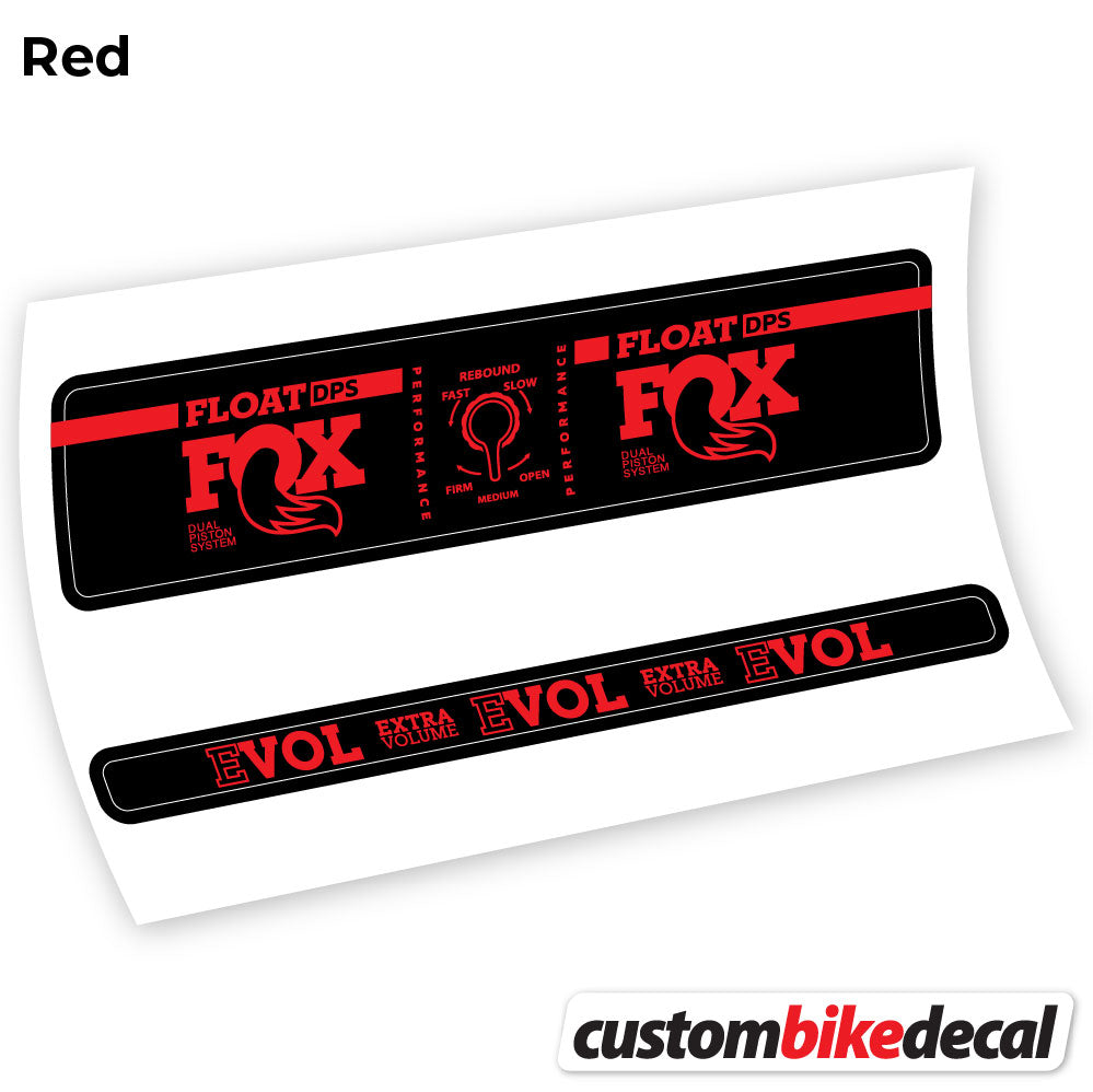 Decal, Fox Float DPS Performance, Rear Shox Sticker vinyl