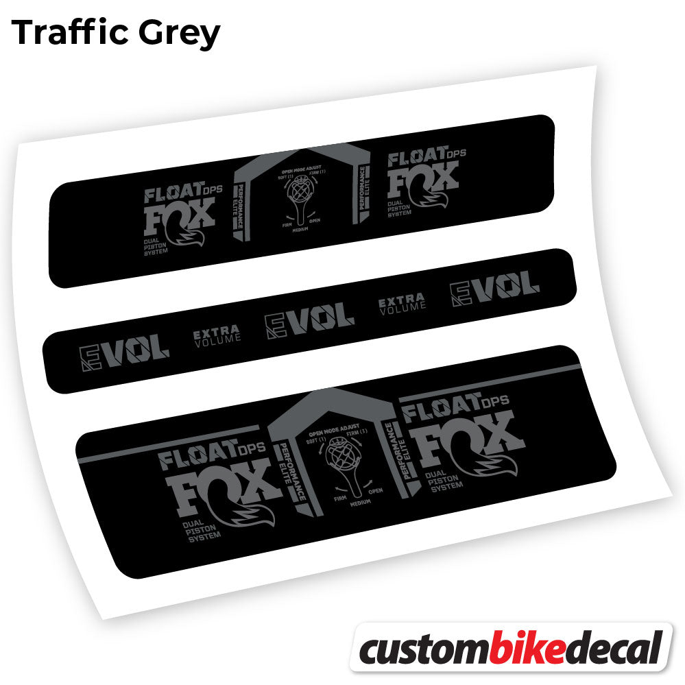 Aufkleber, Fox DPS Elite 2021, Rear Shox Sticker Vinyl