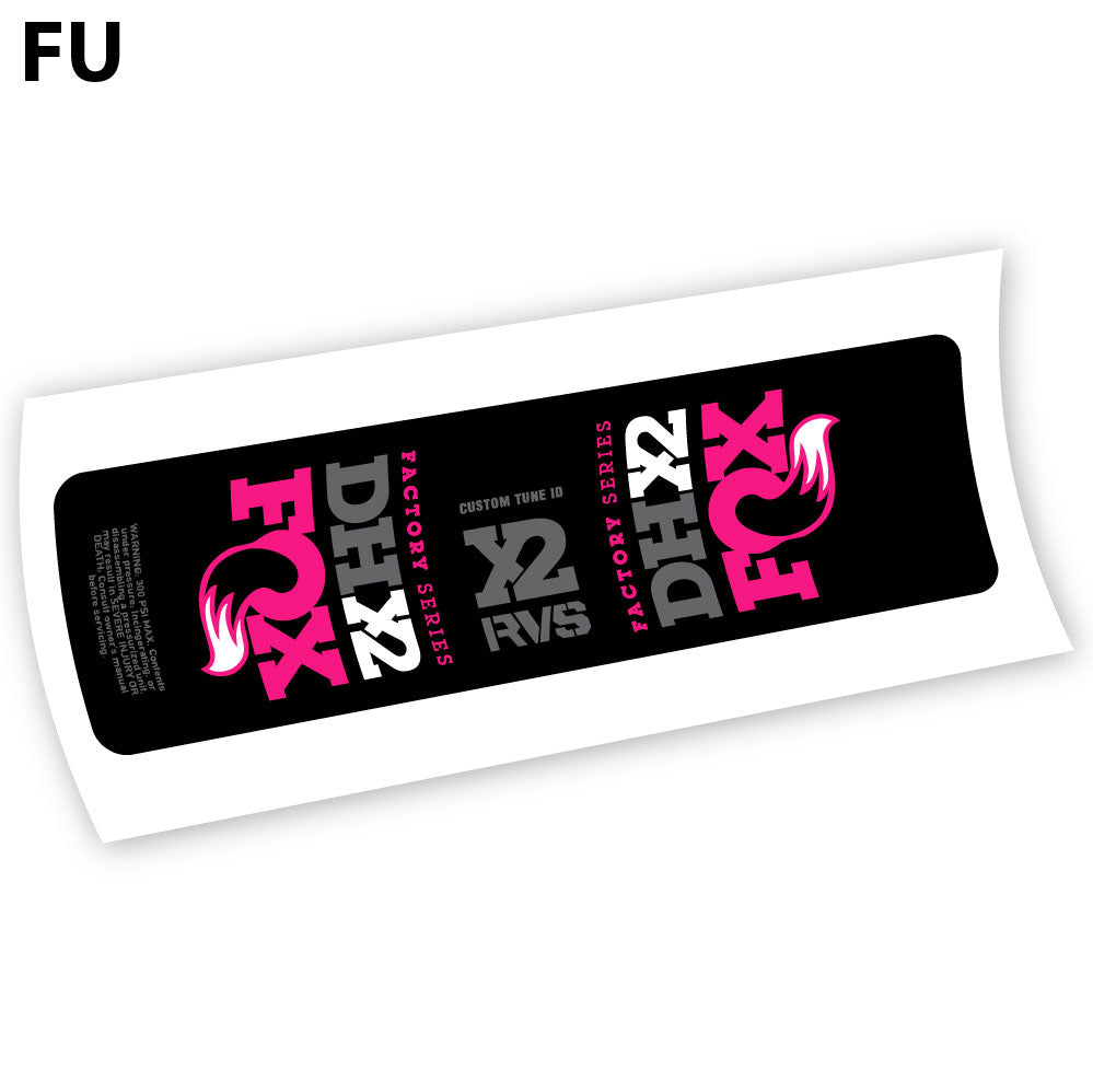 Aufkleber, Fox DHX2 2019, Rear Shox Sticker Vinyl