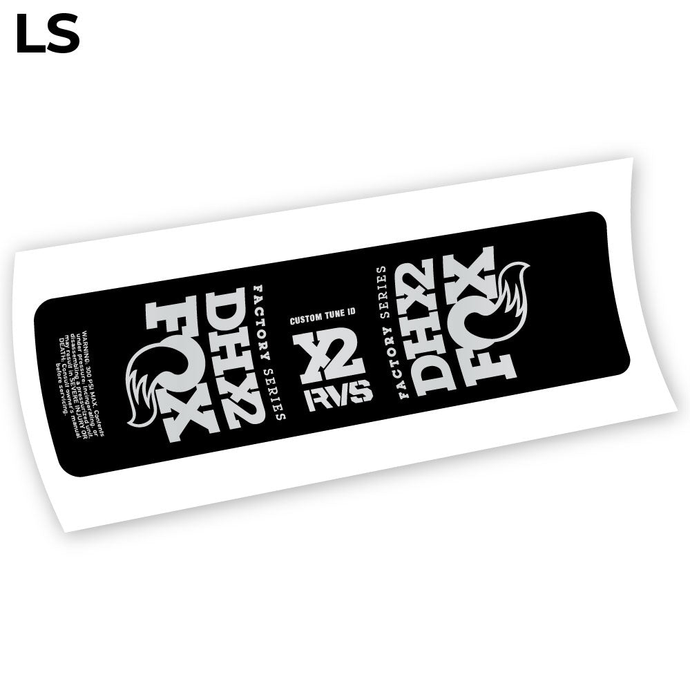 Aufkleber, Fox DHX2 2019, Rear Shox Sticker Vinyl