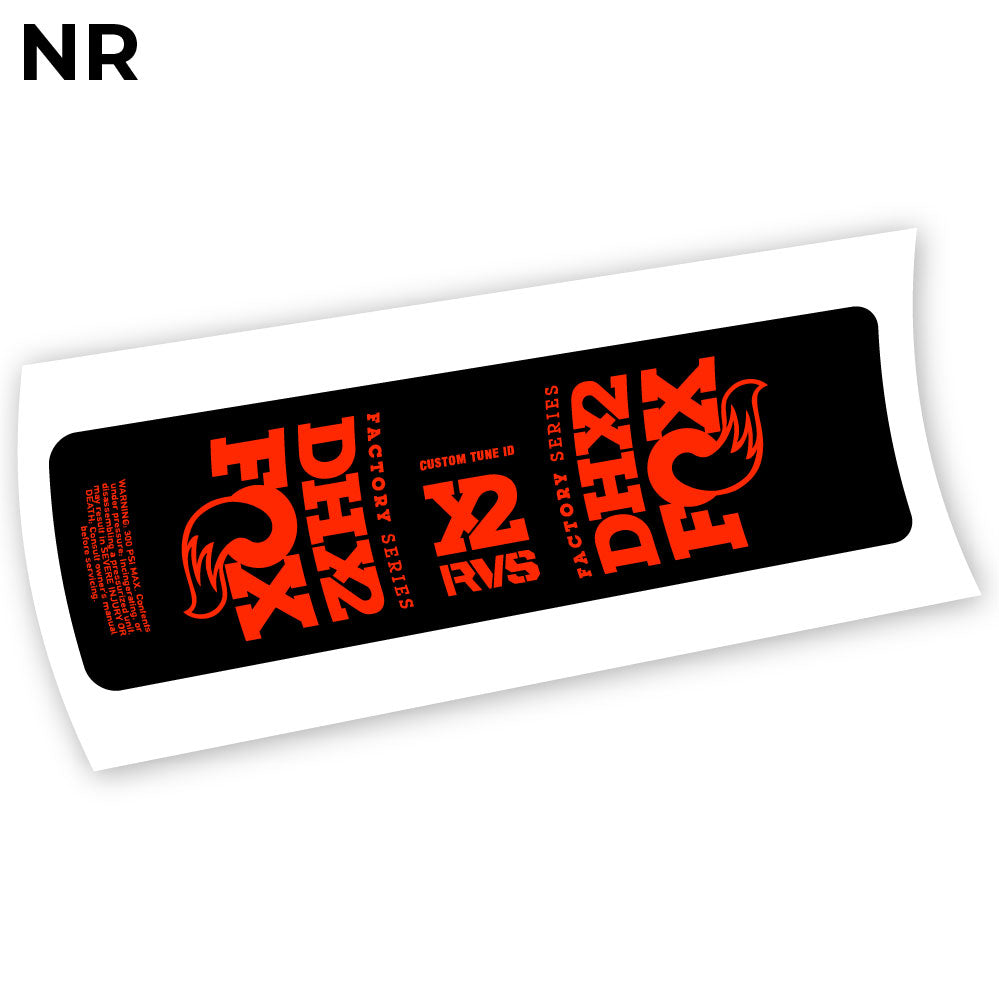 Aufkleber, Fox DHX2 2019, Rear Shox Sticker Vinyl