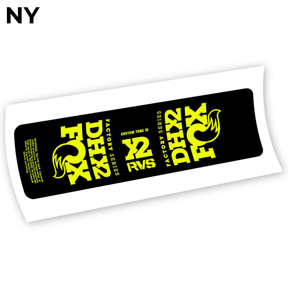 Aufkleber, Fox DHX2 2019, Rear Shox Sticker Vinyl