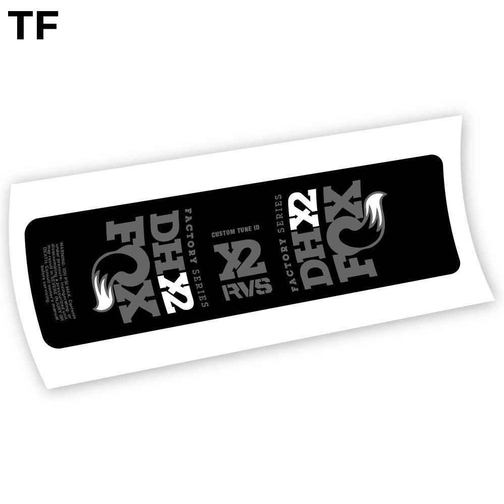 Aufkleber, Fox DHX2 2019, Rear Shox Sticker Vinyl