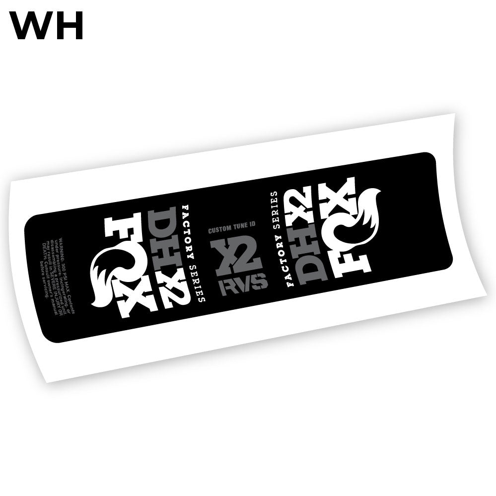 Aufkleber, Fox DHX2 2019, Rear Shox Sticker Vinyl