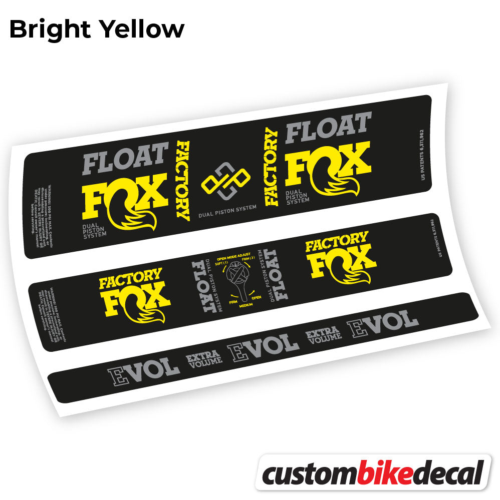 Aufkleber, Fox DPS Fabrik 2019, Rear Shox Sticker Vinyl