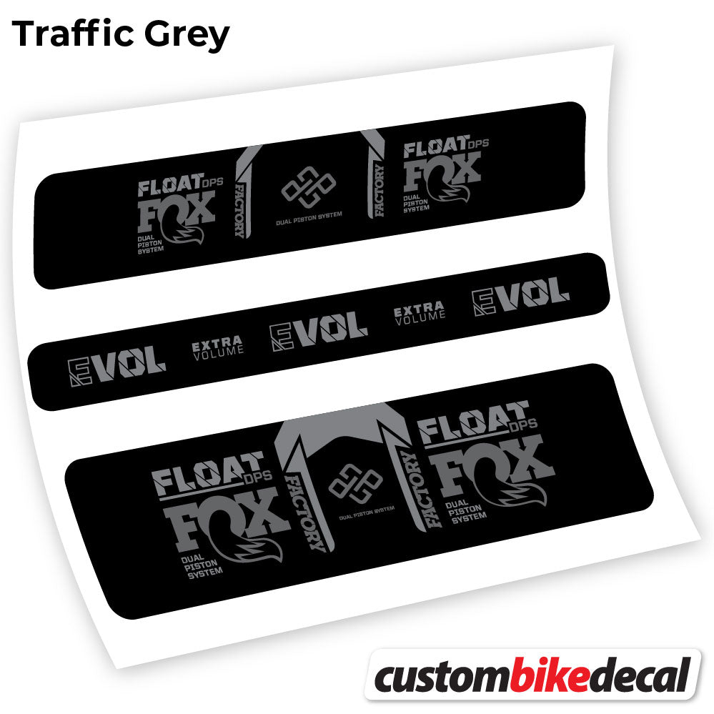 Aufkleber, Fox DPS Factory 2021 Fernbedienung, Rear Shox Sticker Vinyl