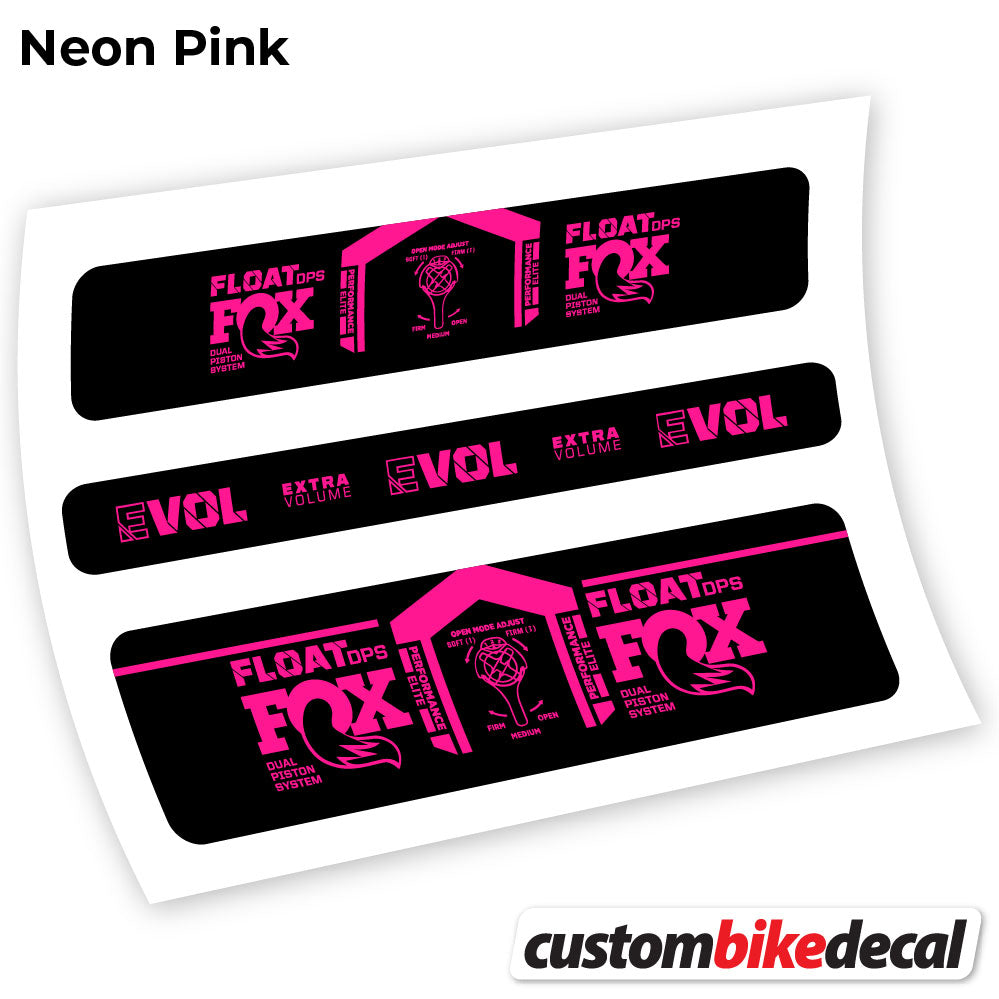 Aufkleber, Fox DPS Elite 2021, Rear Shox Sticker Vinyl