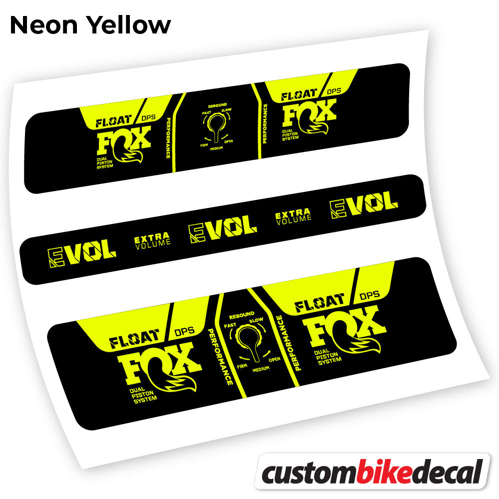 Aufkleber, Fox DPS Performance 2021, Rear Shox Sticker Vinyl