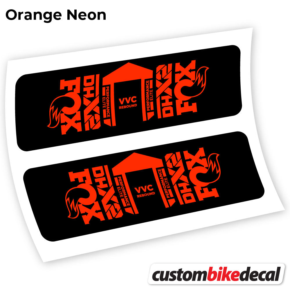 Aufkleber, Fox DHX2 Elite 2021, Rear Shox Sticker Vinyl