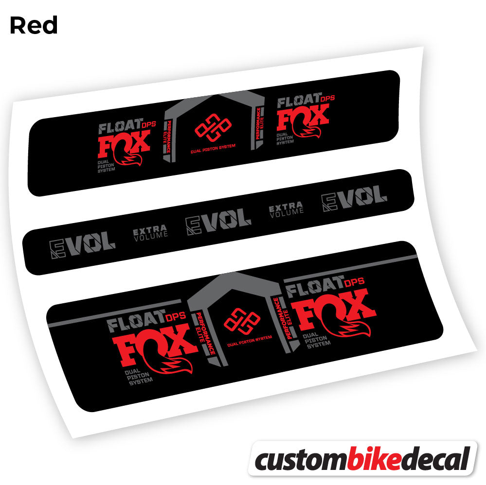 Aufkleber, Fox DPS Performance Elite 2021 Fernbedienung, Rear Shox Sticker Vinyl