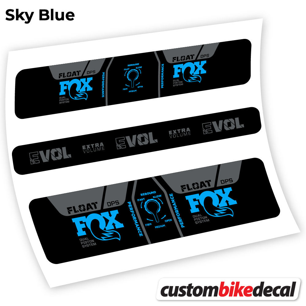 Aufkleber, Fox DPS Performance 2021, Rear Shox Sticker Vinyl