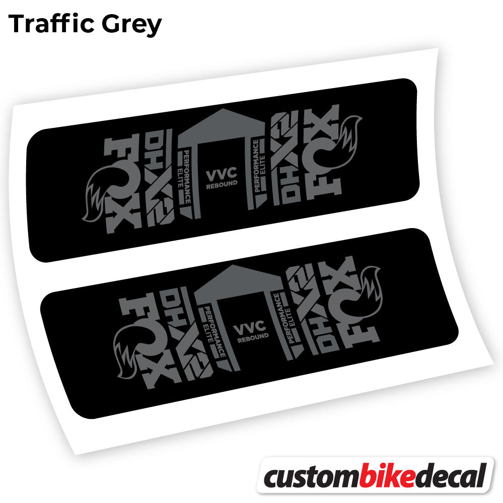 Aufkleber, Fox DHX2 Elite 2021, Rear Shox Sticker Vinyl