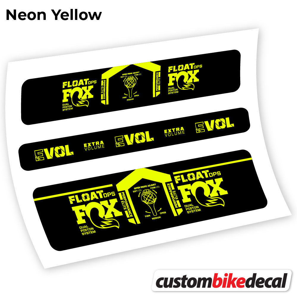 Aufkleber, Fox DPS Elite 2021, Rear Shox Sticker Vinyl