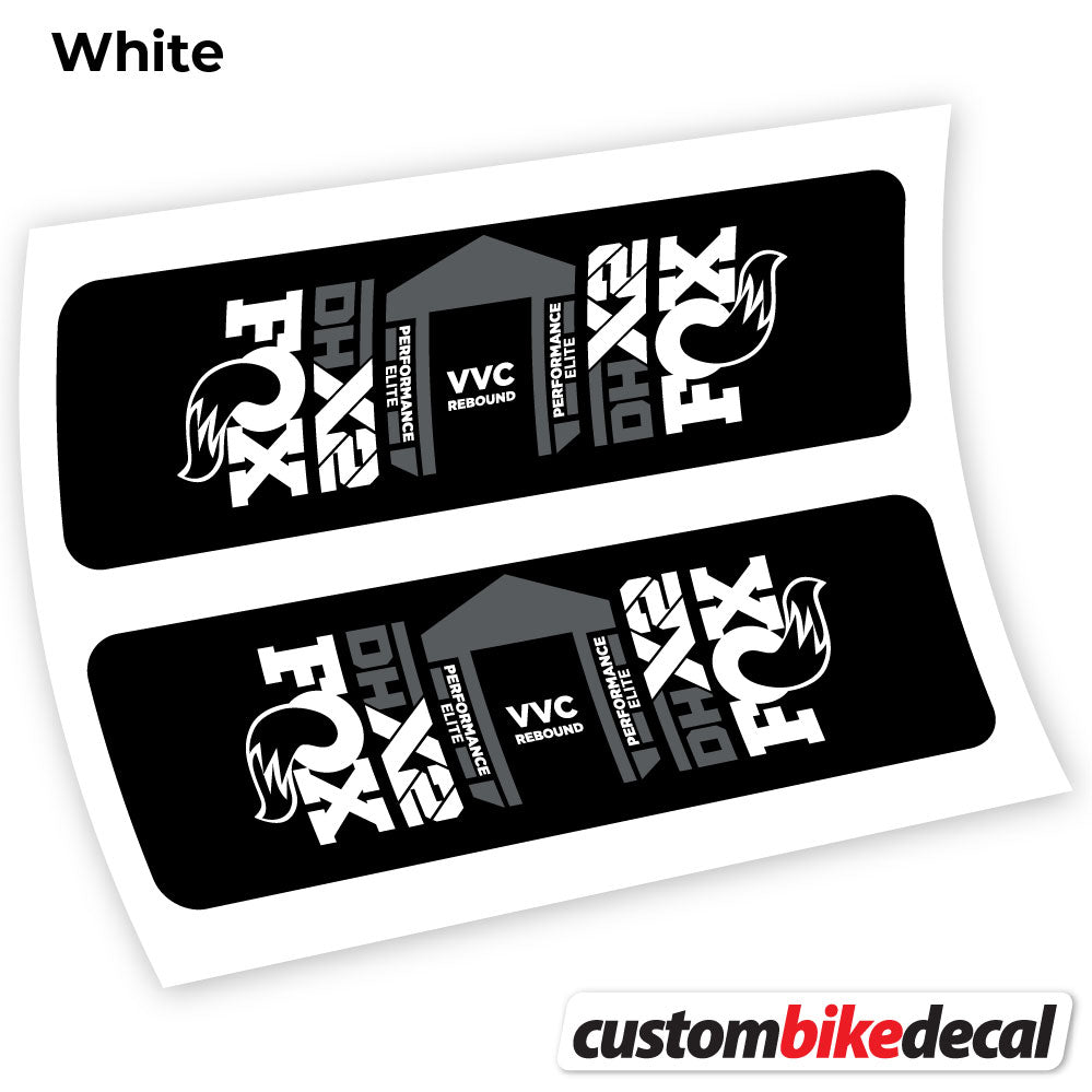 Aufkleber, Fox DHX2 Elite 2021, Rear Shox Sticker Vinyl