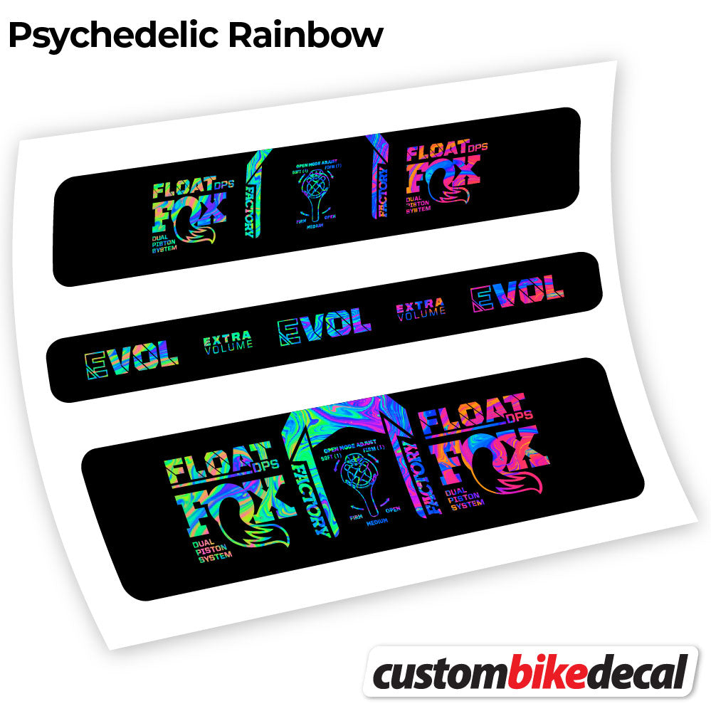 Aufkleber, Fox DPS Factory 2021, Rear Shox Sticker Vinyl
