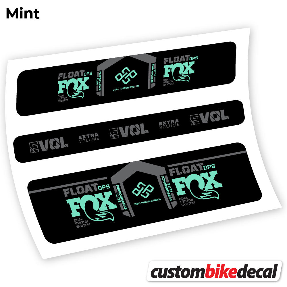 Aufkleber, Fox DPS Performance Elite 2021 Fernbedienung, Rear Shox Sticker Vinyl