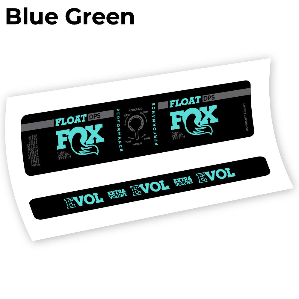 Aufkleber Fox DPS Performance 2019, Fahrradstoßdämpfer Sticker Vinyl