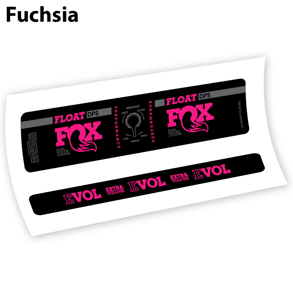Aufkleber Fox DPS Performance 2019, Fahrradstoßdämpfer Sticker Vinyl