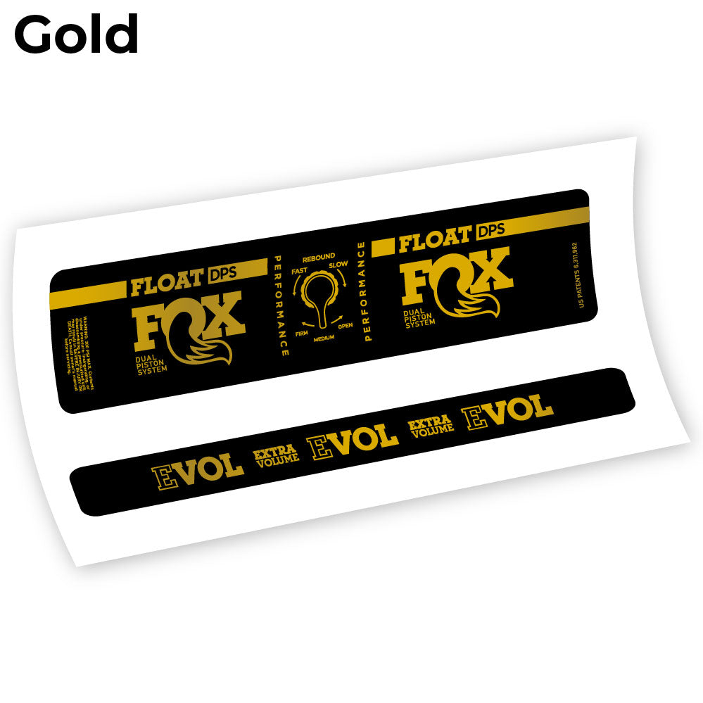 Aufkleber Fox DPS Performance 2019, Fahrradstoßdämpfer Sticker Vinyl