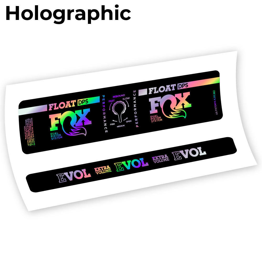 Aufkleber Fox DPS Performance 2019, Fahrradstoßdämpfer Sticker Vinyl
