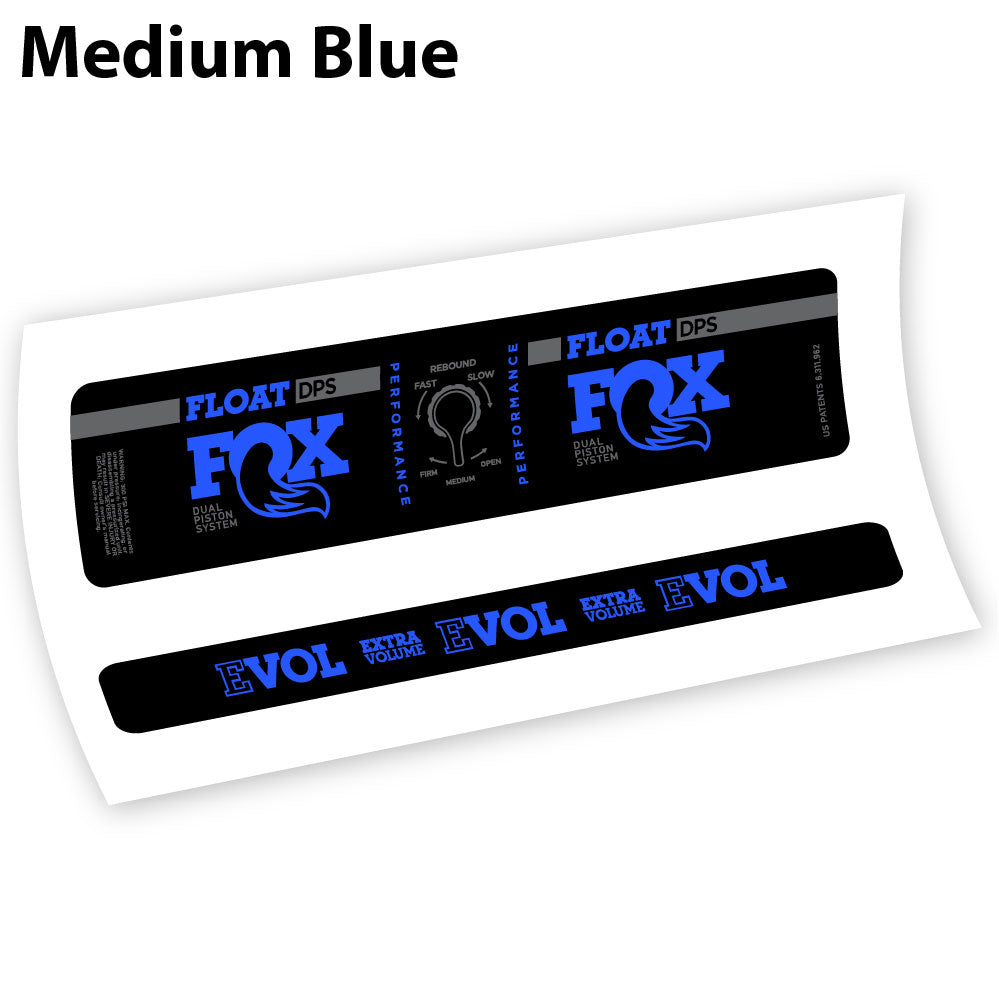 Aufkleber Fox DPS Performance 2019, Fahrradstoßdämpfer Sticker Vinyl