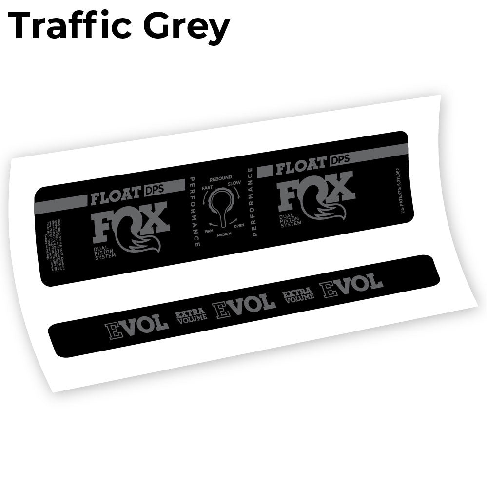 Aufkleber Fox DPS Performance 2019, Fahrradstoßdämpfer Sticker Vinyl