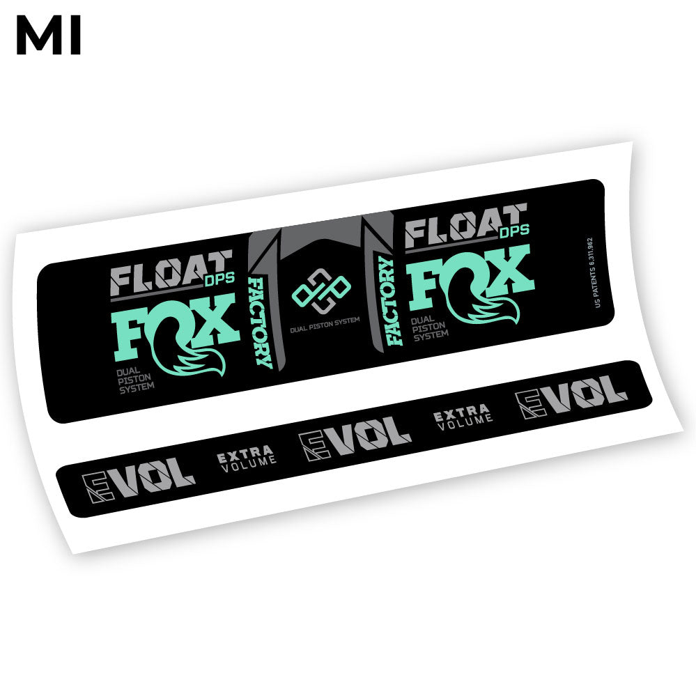 Aufkleber Fox Float DPS 2021, Rear Shox Sticker Vinyl