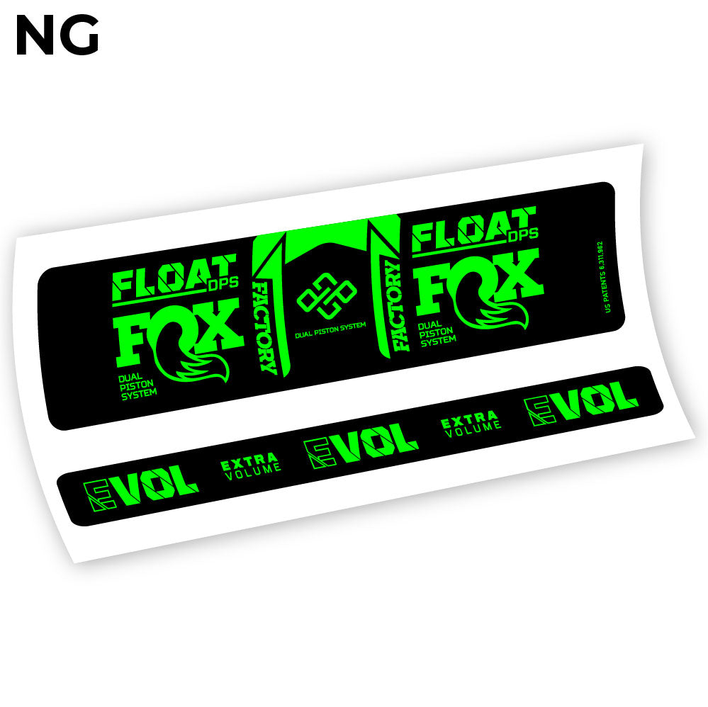 Aufkleber Fox Float DPS 2021, Rear Shox Sticker Vinyl