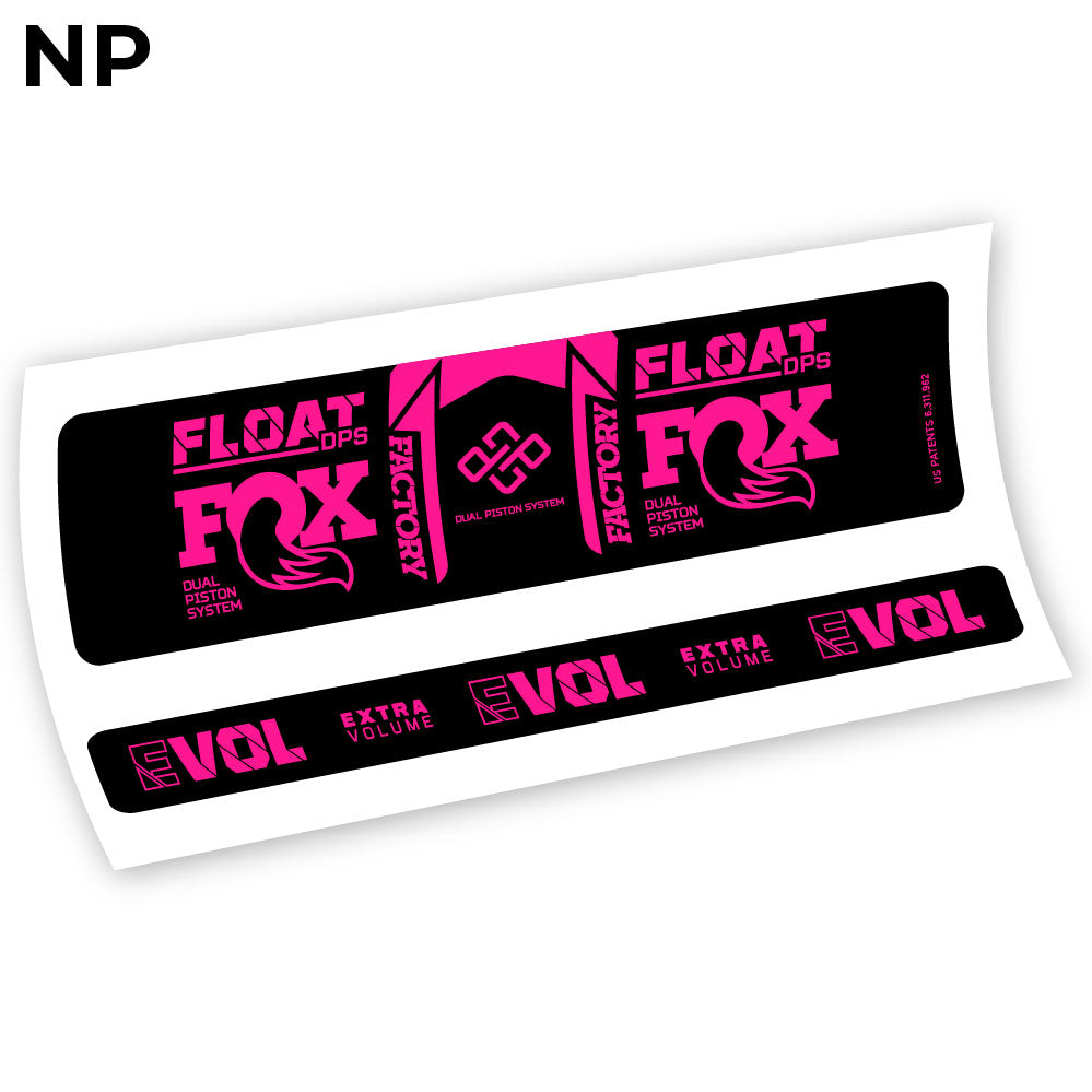 Aufkleber Fox Float DPS 2021, Rear Shox Sticker Vinyl