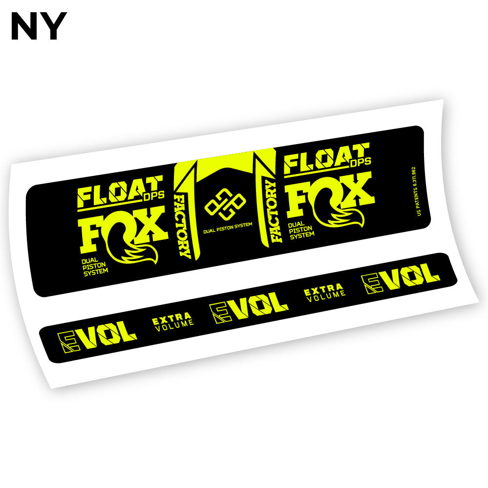 Aufkleber Fox Float DPS 2021, Rear Shox Sticker Vinyl
