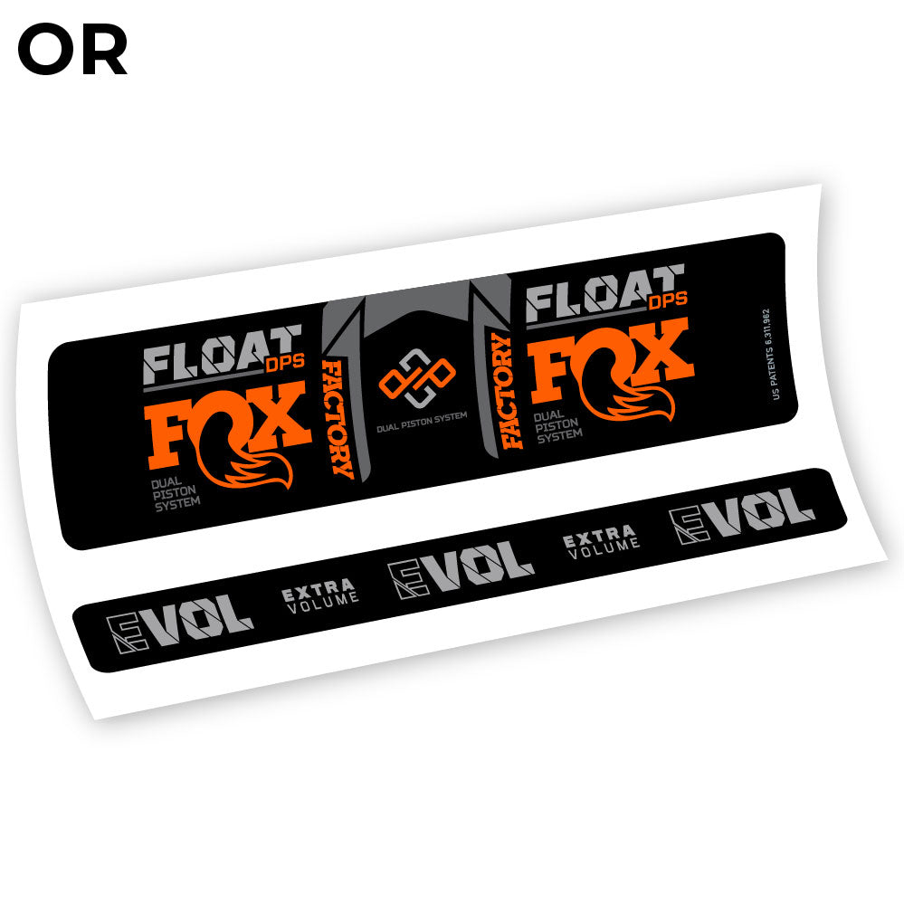 Aufkleber Fox Float DPS 2021, Rear Shox Sticker Vinyl