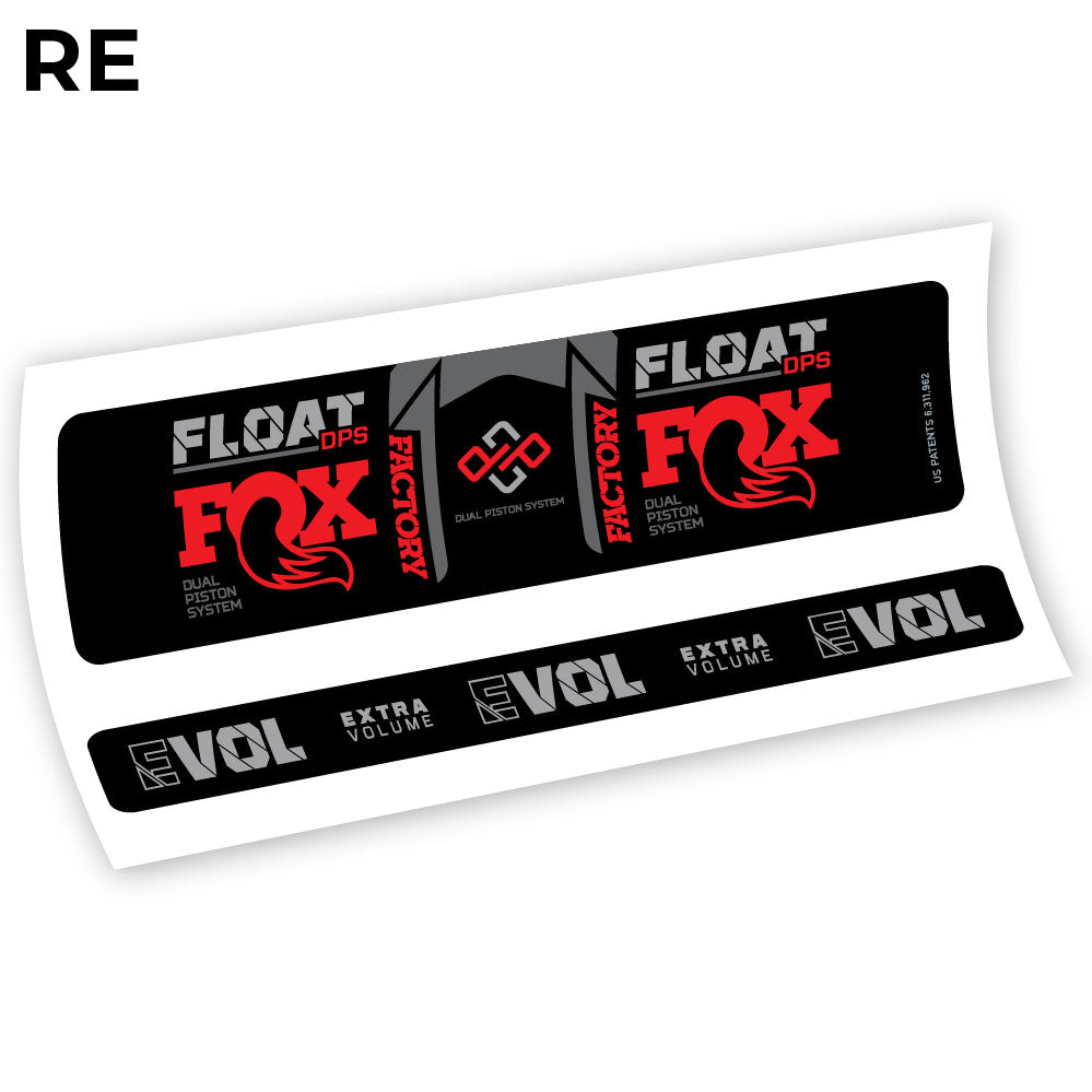 Aufkleber Fox Float DPS 2021, Rear Shox Sticker Vinyl