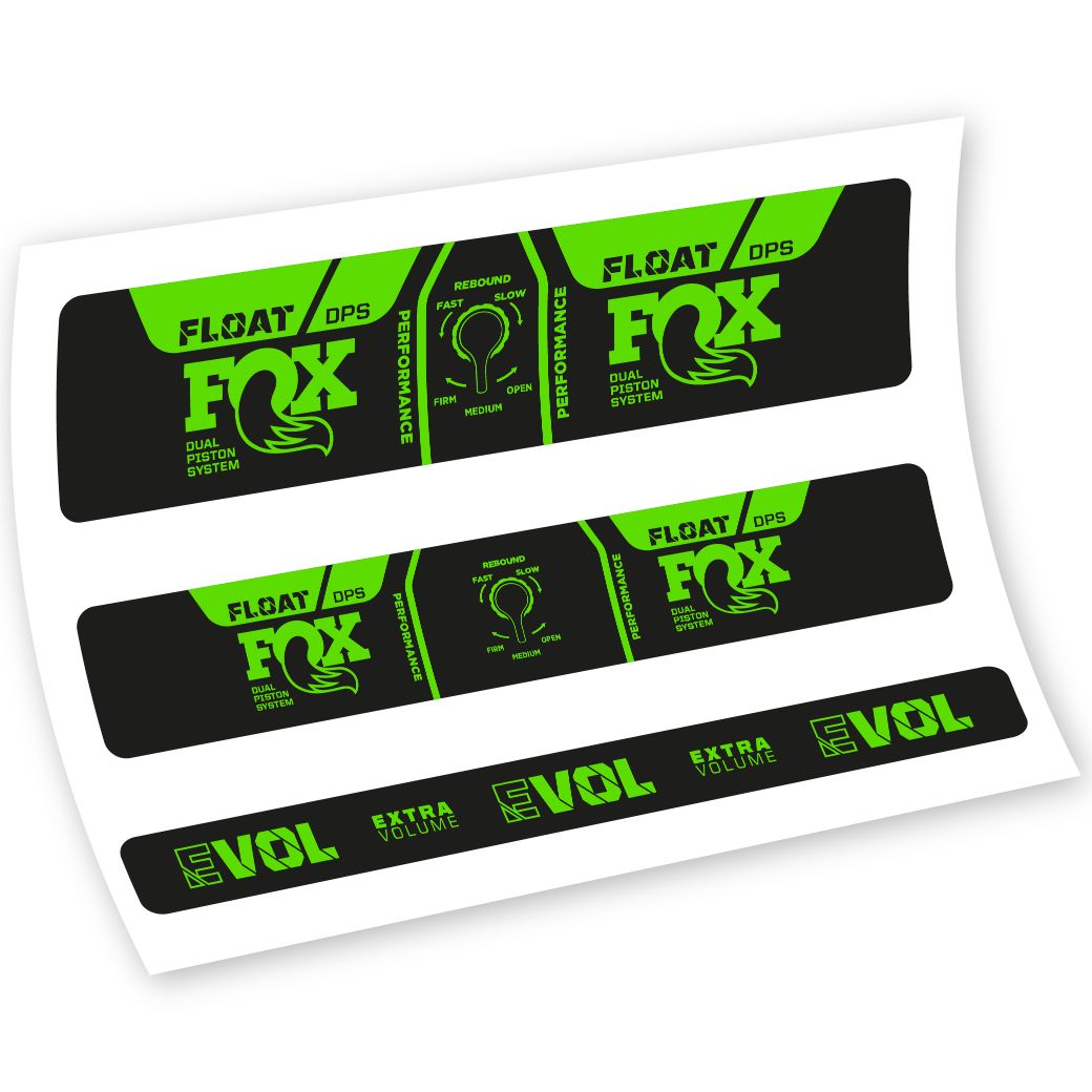 Aufkleber Hinterraddämpfer, Fox Float DPS Performance 2021