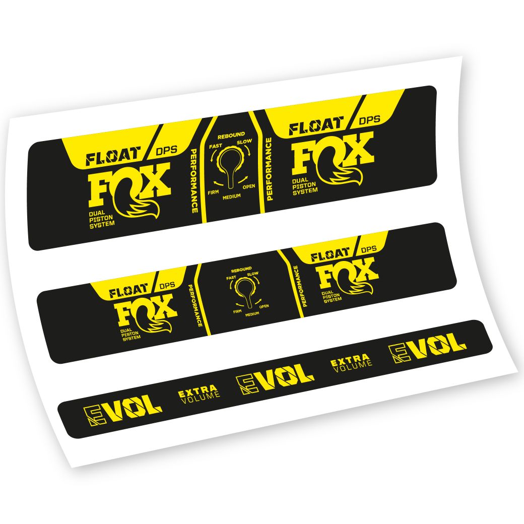 Aufkleber Hinterraddämpfer, Fox Float DPS Performance 2021
