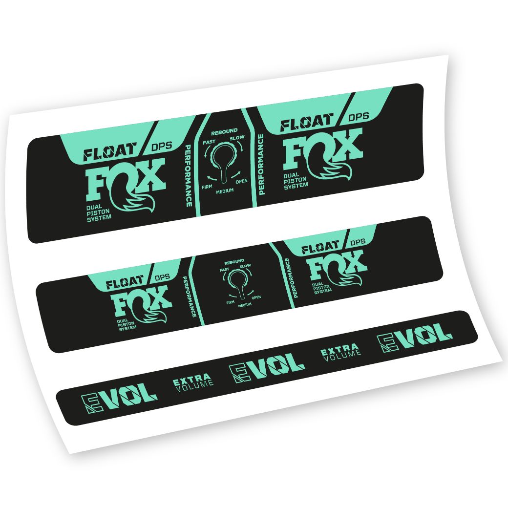 Aufkleber Hinterraddämpfer, Fox Float DPS Performance 2021
