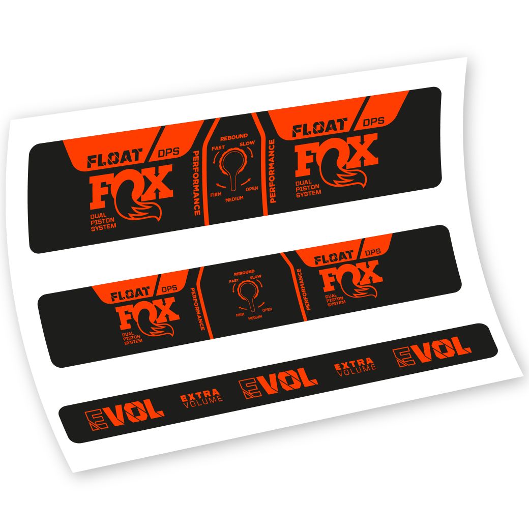 Aufkleber Hinterraddämpfer, Fox Float DPS Performance 2021