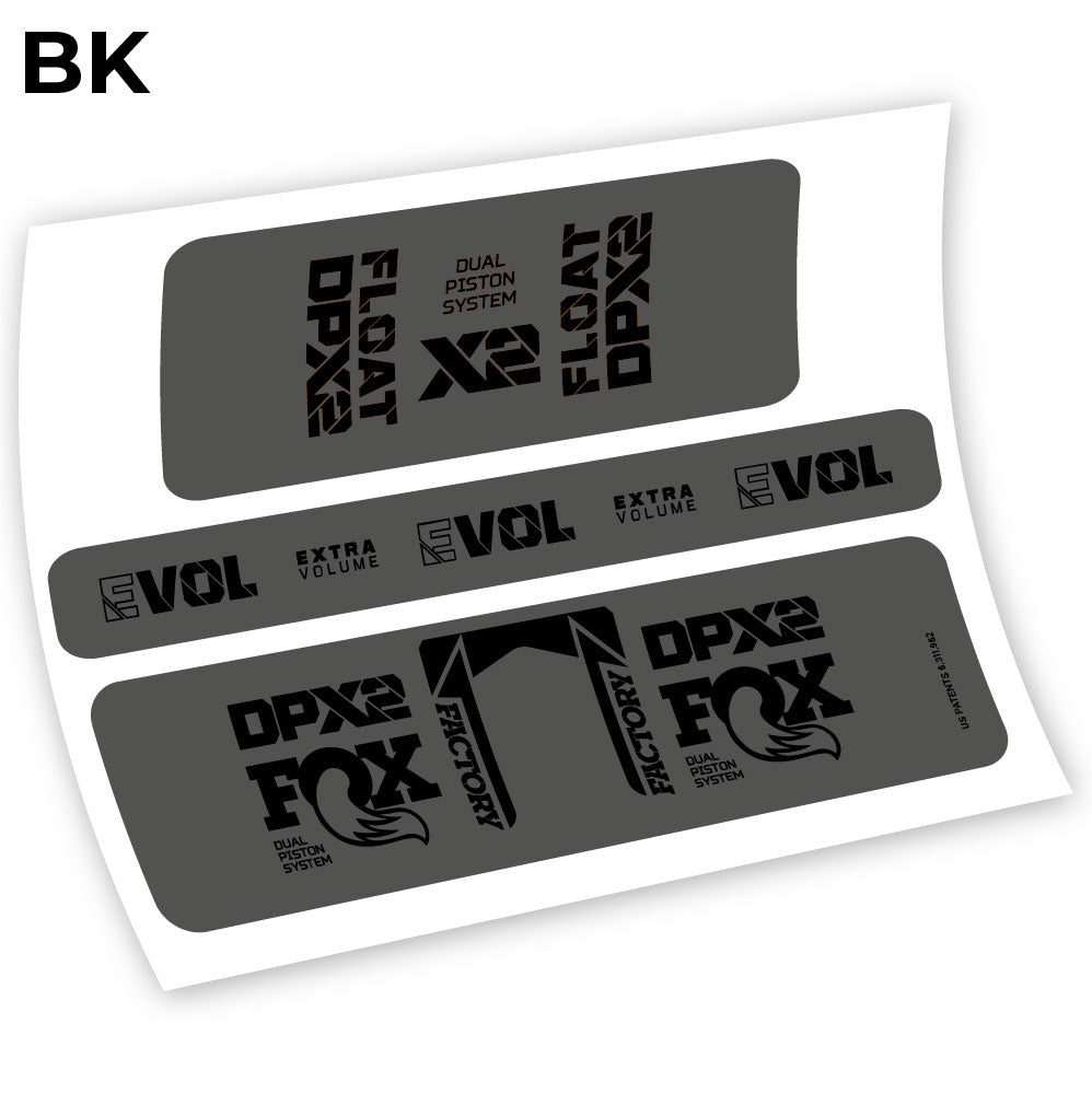 Fox Float Factory Racing DPX2 2021, Rear Shox Sticker Vinyl