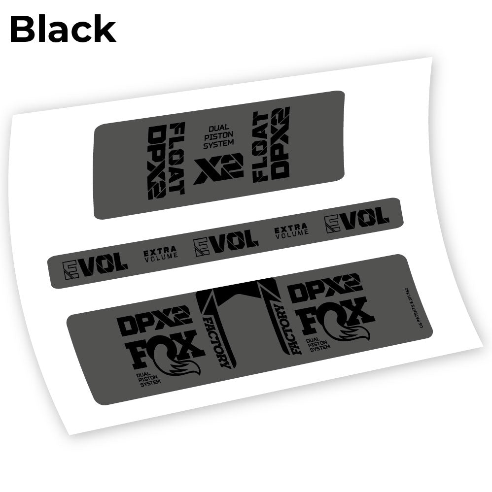Aufkleber FoxDPX2 2021, Rear Shox Sticker Vinyl