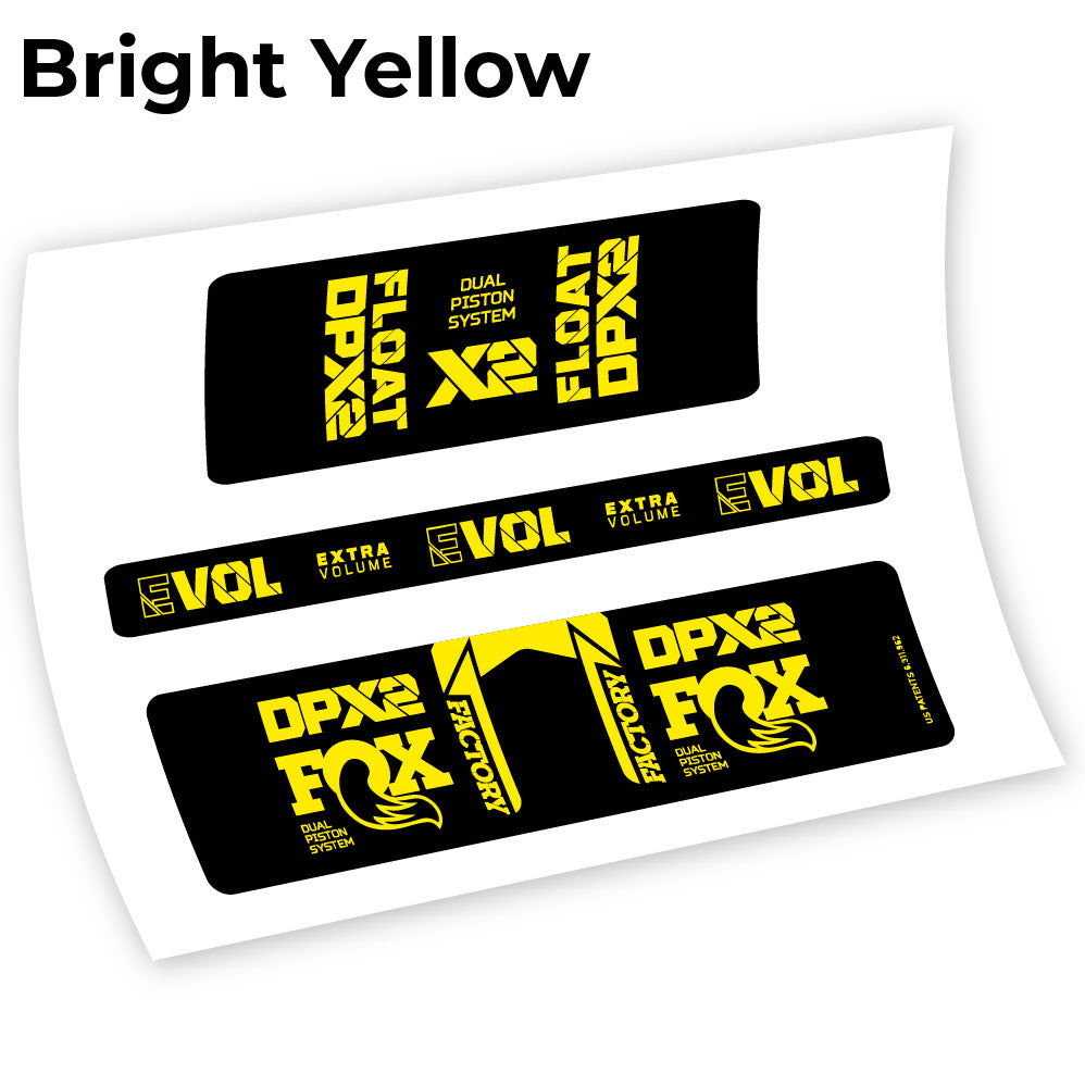 Aufkleber FoxDPX2 2021, Rear Shox Sticker Vinyl