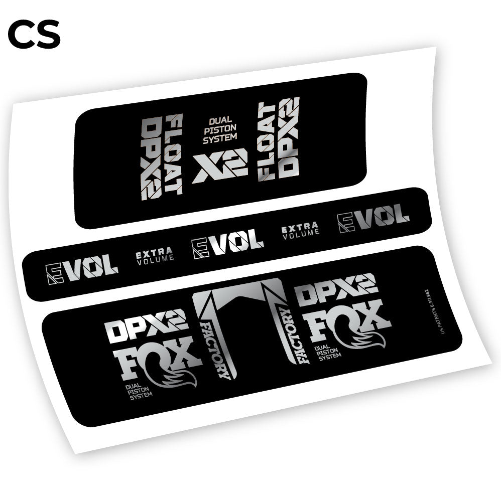 Fox Float Factory Racing DPX2 2021, Rear Shox Sticker Vinyl