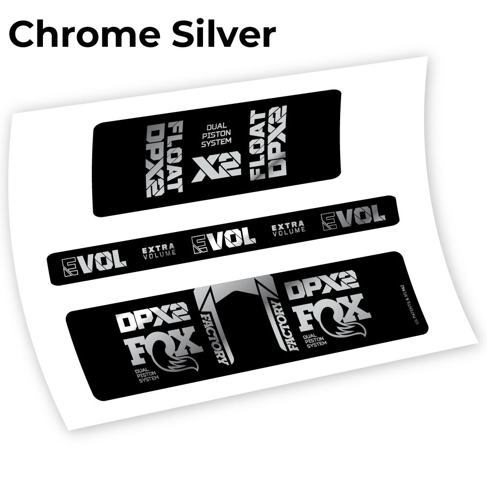 Aufkleber FoxDPX2 2021, Rear Shox Sticker Vinyl