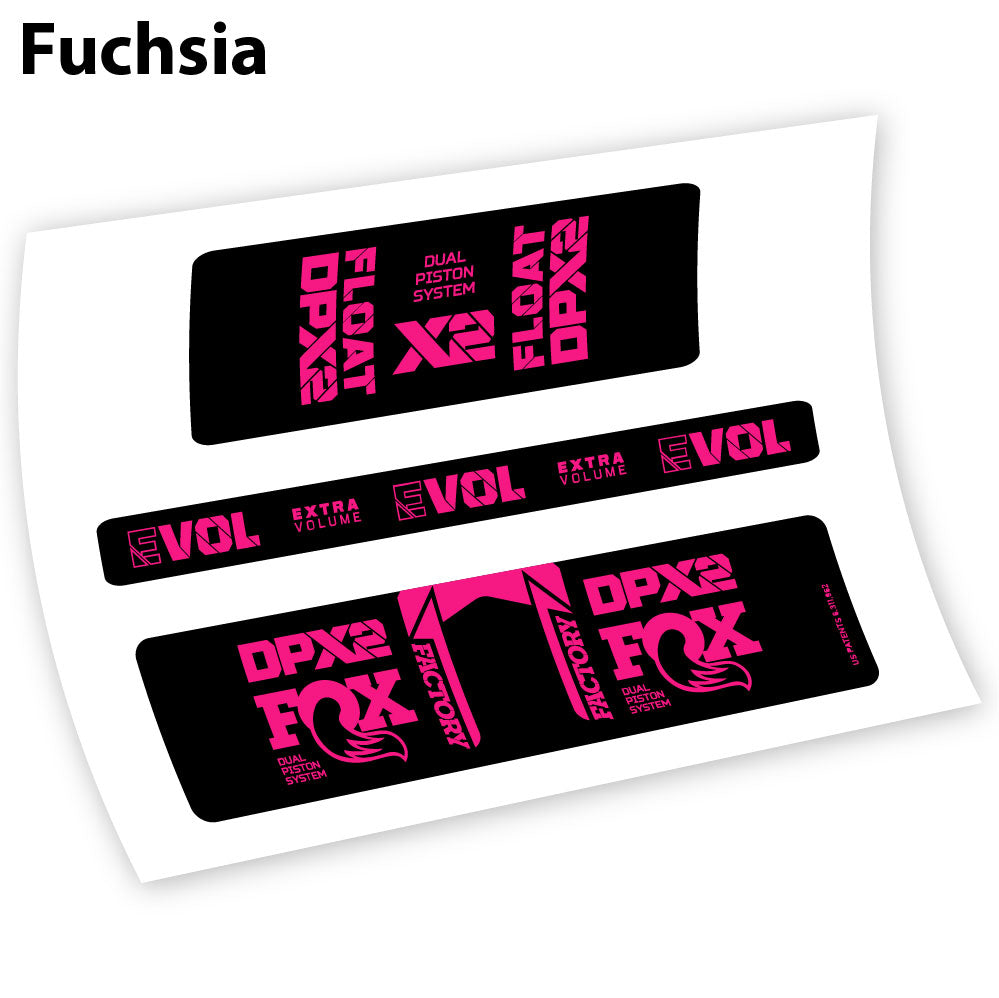 Aufkleber FoxDPX2 2021, Rear Shox Sticker Vinyl