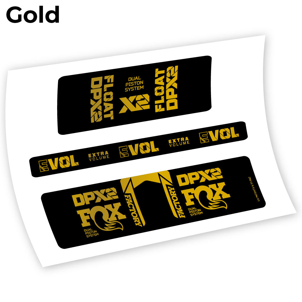 Aufkleber FoxDPX2 2021, Rear Shox Sticker Vinyl