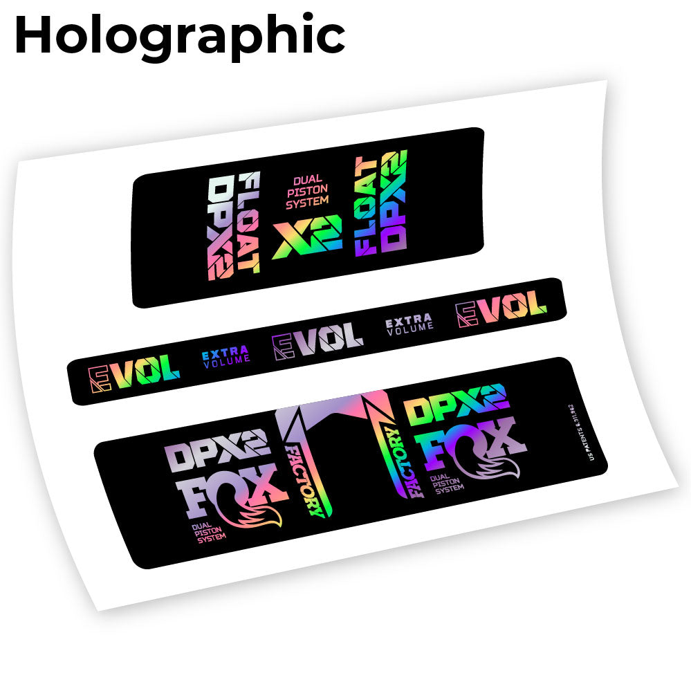 Aufkleber FoxDPX2 2021, Rear Shox Sticker Vinyl