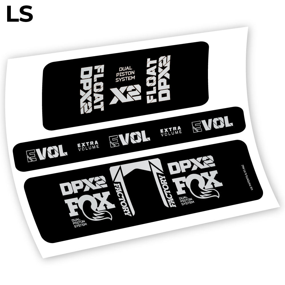 Fox Float Factory Racing DPX2 2021, Rear Shox Sticker Vinyl