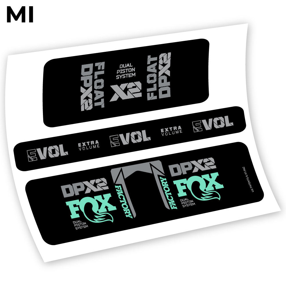 Fox Float Factory Racing DPX2 2021, Rear Shox Sticker Vinyl